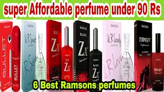 6 super Affordable Ramsons perfume under 90 only  small town kuddi [upl. by Diane419]