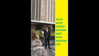 YILLIK GELİR VERGİSİ NEDİR I BEYANNAME NASIL GÖNDERİLİR [upl. by Einapets803]