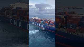 If a container falls into the water from a ship is it lifted youtubeshorts ship facts [upl. by Phina968]