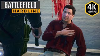 quotMore criminal than Copquot  Dawes Death｜Battlefield Hardline｜4k 60FPS [upl. by Paucker414]