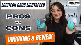 Logitech G305 LIGHTSPEED Gaming Mouse Review amp Unboxing in under 2 minutes  Amazoncom [upl. by Melliw873]