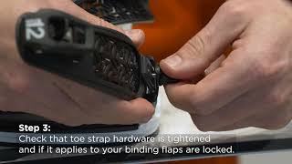 How To Check Your Snowboard Bindings Before Riding  Union Binding Company [upl. by Verena127]