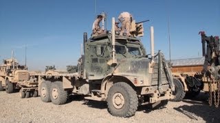 US Marines Preparing for Convoy to Afghanistan [upl. by Bayard]