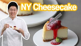 Classic New York Cheesecake recipe  What a lovely cake [upl. by Stannwood207]