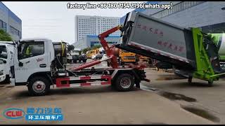 Hooklifts：Loading amp unloading Garbage Container Using A Hook Lift Truck [upl. by Danforth637]