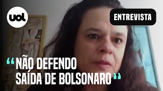 Janaina Paschoal ‘Não defendo saída de Bolsonaro’ [upl. by Adehsor]