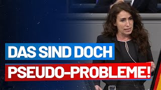 Das sind doch nur PseudoProbleme Mariana HarderKühnel  AfDFraktion im Bundestag [upl. by Arlyne78]