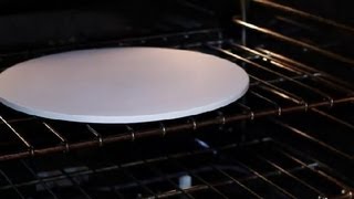 How to Heat a Pizza Stone on Top of the Stove  Tips for Making Pizza [upl. by Amble]