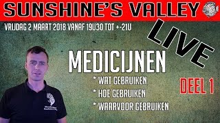 🔴 LIVE Medicijnen wanneer gebruiken waarvoor en welke gebruiken  Aquarium Sunshine Valley [upl. by Moclam]