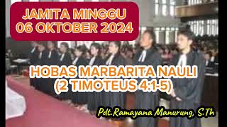 JAMITA MINGGU 06 OKTOBER 2024 2 TIMOTEUS 415 [upl. by Apicella]