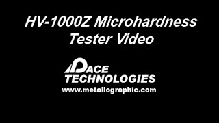 HV1000Z Microhardness Tester [upl. by Kensell]