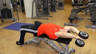 Dumbbell Pullover  Chest Exercise [upl. by Uyr]