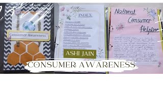 Project on Consumer Awareness  Class 10  By Ashi Jain [upl. by Osnofledi12]