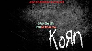 Korn  Did My Time Karaoke [upl. by Nelluc]