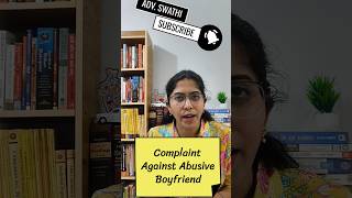 Complaint Against Abusive Boyfriend 😭 advswathi kannada legalknowledgeinkannada [upl. by Namialus]