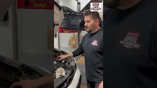 Coolant leak on customer vehicle mechanic autorepair [upl. by Franci]