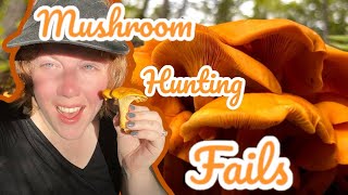 See My Mushroom Hunting Fails  Differences Between Chanterelles and Toxic Jack O’Lantern Mushrooms [upl. by Esilehs108]