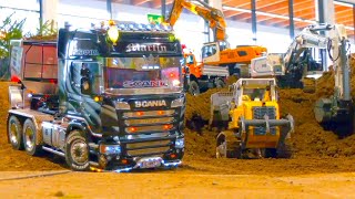 FANTASTIC RC TRUCK AND CONSTRUCTION MACHINES IN ACTION  FASZINATION MODELLBAU FRIEDRICHSHAFEN [upl. by Ydnal]