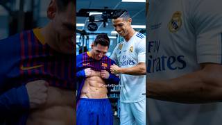 Ronaldo and Messi in the GYM 💪 [upl. by Ecinev400]