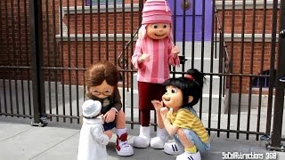 HD Despicable Me Characters Meet and Greet  Universal Studios Hollywood [upl. by Marian145]