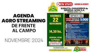 en VIVO  1430 hs  REMATE de GAN de GENERAL ACHA SA  GRAL ACHA LP VIE 22  NOV [upl. by Akinod]