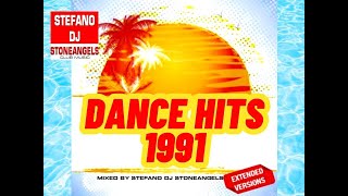 DANCE HITS 1991 EXTENDED VERSIONS MIXED BY STEFANO DJ STONEANGELS [upl. by Netsriik]