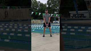 Backstroke Kick Exercise  Kettlebell Dumbbell Deadlift [upl. by Keiryt]