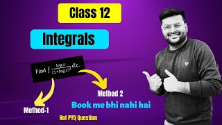 Important Question on Integrals I Integrals PYQs I Class 12 Maths I Class12 I Integrals Imp Question [upl. by Shelton]