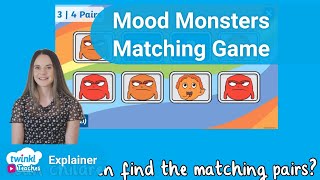 Mood Monsters Matching Game [upl. by Ottillia]