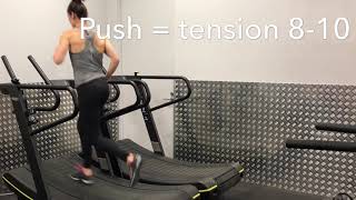 Skillmill Sled Push  Sprint [upl. by Conlee]