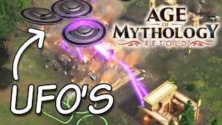 Age of Mythology Retold cheat codes are INSANE [upl. by Aikemet340]