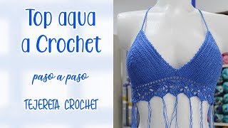 TOP AQUA A Crochet  paso a paso [upl. by Mellicent134]