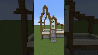 Spruce House Minecraft 121 minecraft minecraftbuilding [upl. by Noneek]