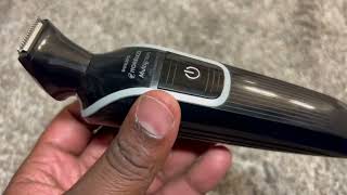 Philips Norelco Multigroom 3100 with 5 attachments and skin friendly blades Review [upl. by Ashleigh]