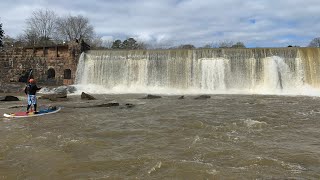 Whitewater SUP Piedmont To Pelzer  Saluda River [upl. by Jehu]