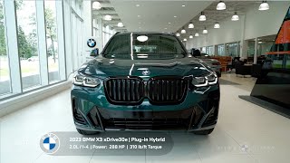 2023 BMW X3 xDrive30e  Plugin Hybrid  Black Perforated Sensatec [upl. by Ezechiel]