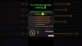 Best Sensitivity For Free Fire 🔥 freefire shorts bestsensitivityfreefire [upl. by Aihtekal]