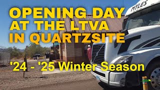 Opening Day at the LTVA in Quartzsite Arizona [upl. by Bea]