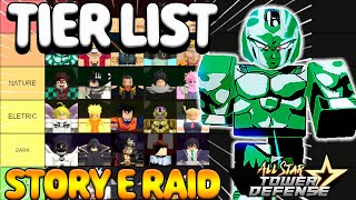 TIER LIST DOS MELHORES PERSONAGENS ALL STAR TOWER DEFENSE [upl. by Melesa]