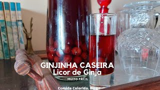 LICOR de GINJA  Receita da FAMOSA GINJINHA de ÓBIDOS [upl. by Nerac]