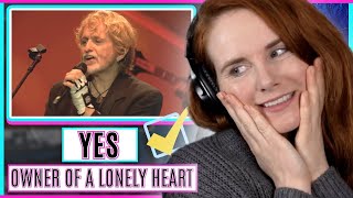 Vocal Coach reacts to Yes  Owner Of A Lonely Heart Live At The Apollo [upl. by Yerak]