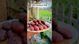 মুড়ির কালোজাম মিষ্টি 😋👌 cooking cookies recipe village villagelife [upl. by Ranilopa875]