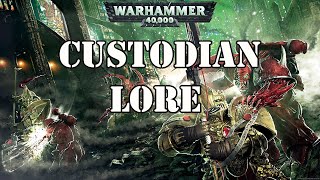 Warhammer 40k Lore Adeptus Custodes  Custodian Guard [upl. by Bronnie]