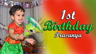 Prasanya First Birthday Full Video l S3 STUDIO3 CELL 86670 83180 [upl. by Etti]