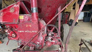 Repairs on a new holland 354 grinder mixer [upl. by Ryle859]