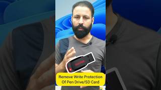 How to Remove Write protection from pen drive or SD Card techshorts tipsandtricks techtips [upl. by Lorenzana956]