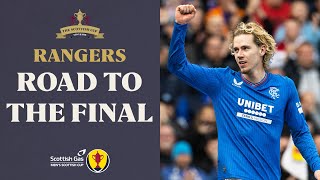 Rangers Road to The Final  Fabio Silva Dessers Tavernier  Scottish Gas Mens Scottish Cup [upl. by Asillam]