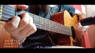 Ingatan mo  Yayoi Guitar Cover and Fingerstyle with Chords on screen [upl. by Gnahc]