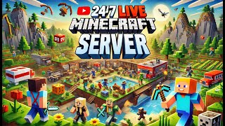 MINECRAFT LIVE  247 LIVE SERVER  Join fast [upl. by Buffum]