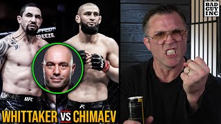 Joe Rogan Robert Whittaker is a quotReal Fightquot for Khamzat Chimaev [upl. by Uel]